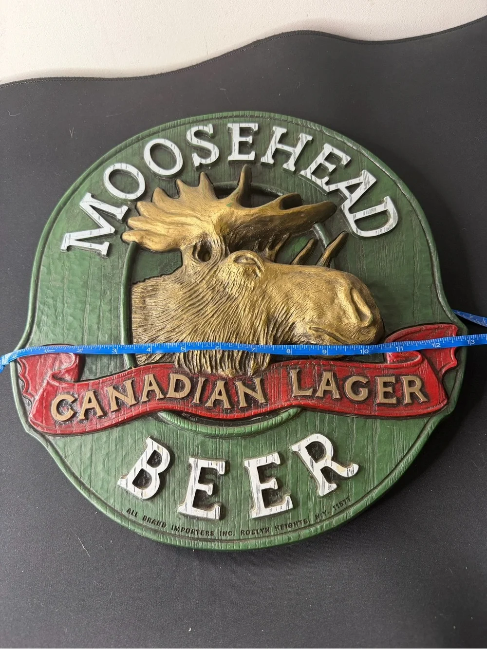 Moosehead Canadian Lager Beer Sign Vintage